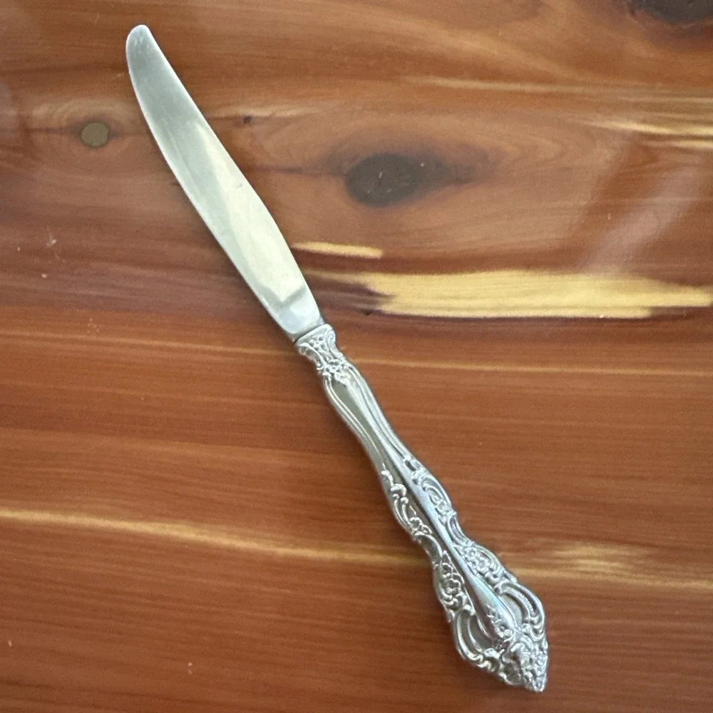Oneida Michelangelo Heirloom Stainless Dinner Knives Set Of 4 9